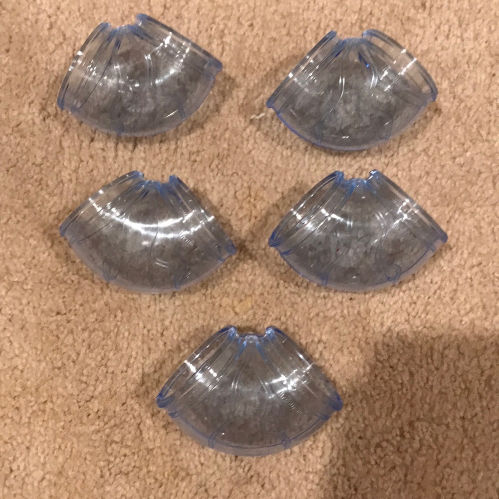 90° turn tunnel accessory for habitrail hamster